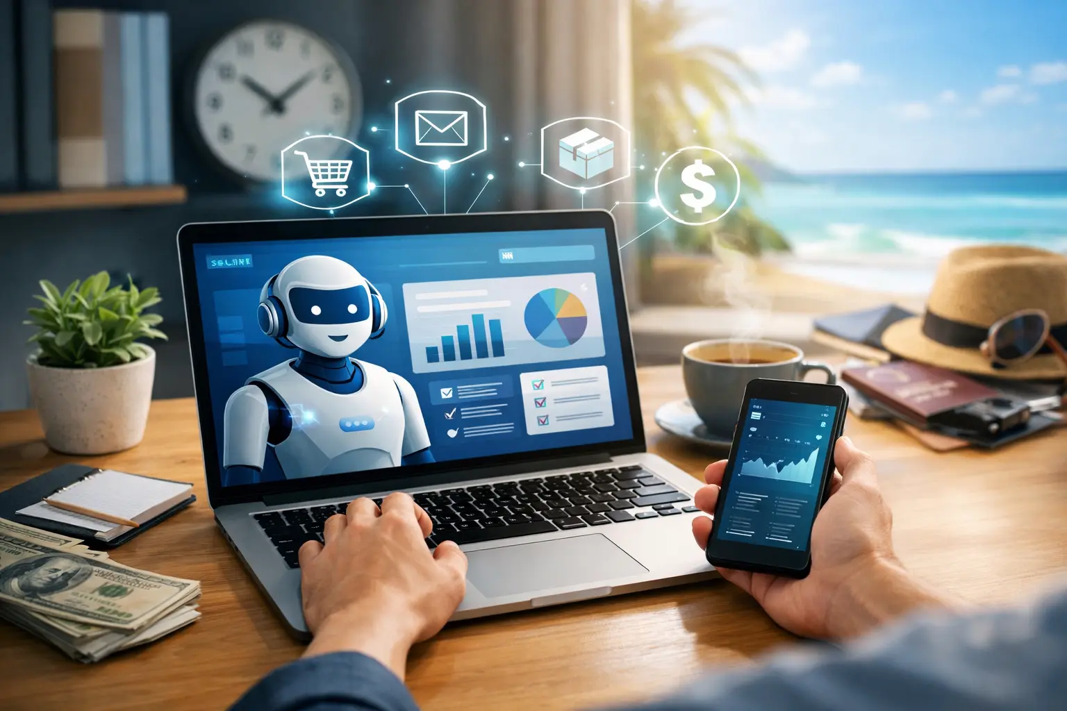 AI-Assisted Businesses Under 10 Hours/Week