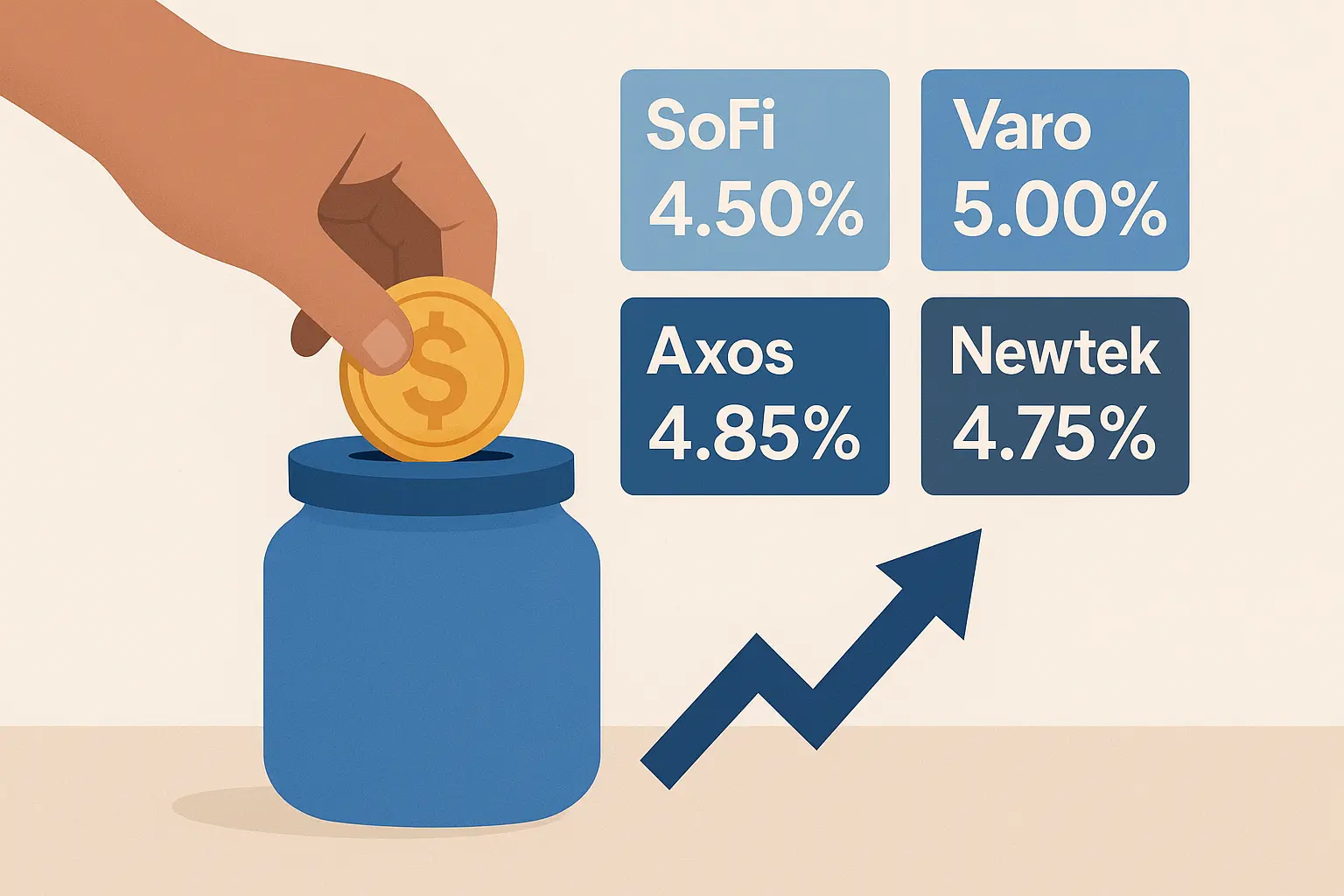 Best High-Yield Savings Accounts for May–June 2026: SoFi's 4.50% vs Varo's 5.00% vs Axos, Newtek, and AdelFi — Ranked by Real After-Inflation Return, Withdrawal Rules, and Fine Print
