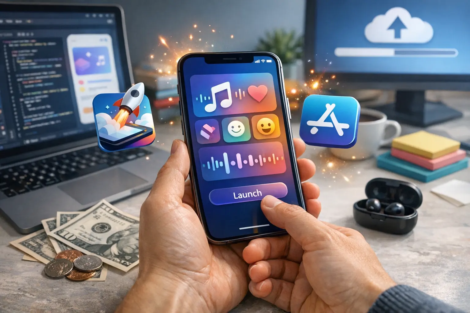 How an app can be vibe coded for less than 100 dollars and published to the app store