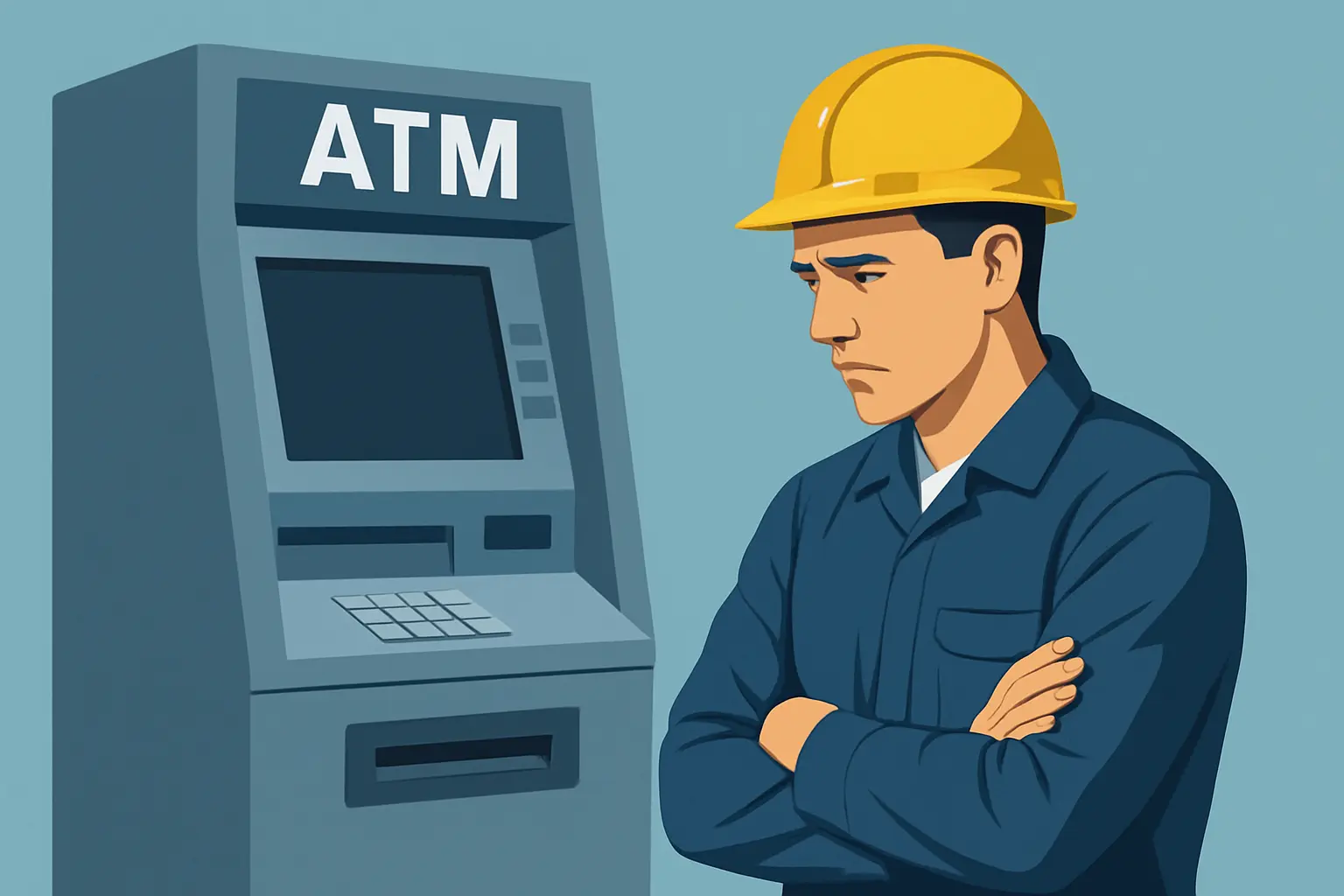 When we can't rely on "The ATM effect" and technology stops creating jobs, human labor becomes obsolete.