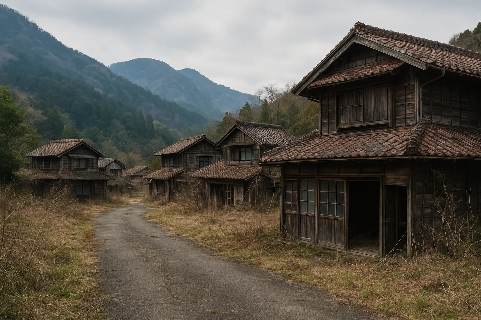Why are there so many abandoned Ghost Towns in rural Japan, and should I buy a house there?