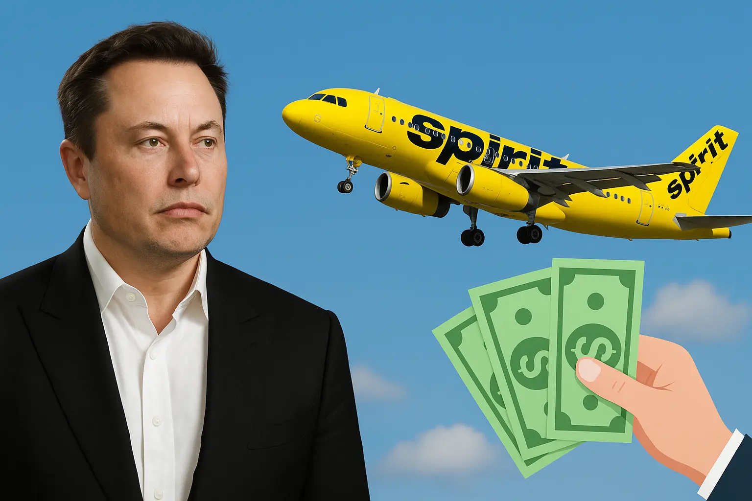 Will Elon Musk buy Spirit Airlines? Or will the Public Outbid him with Crowdfunding?